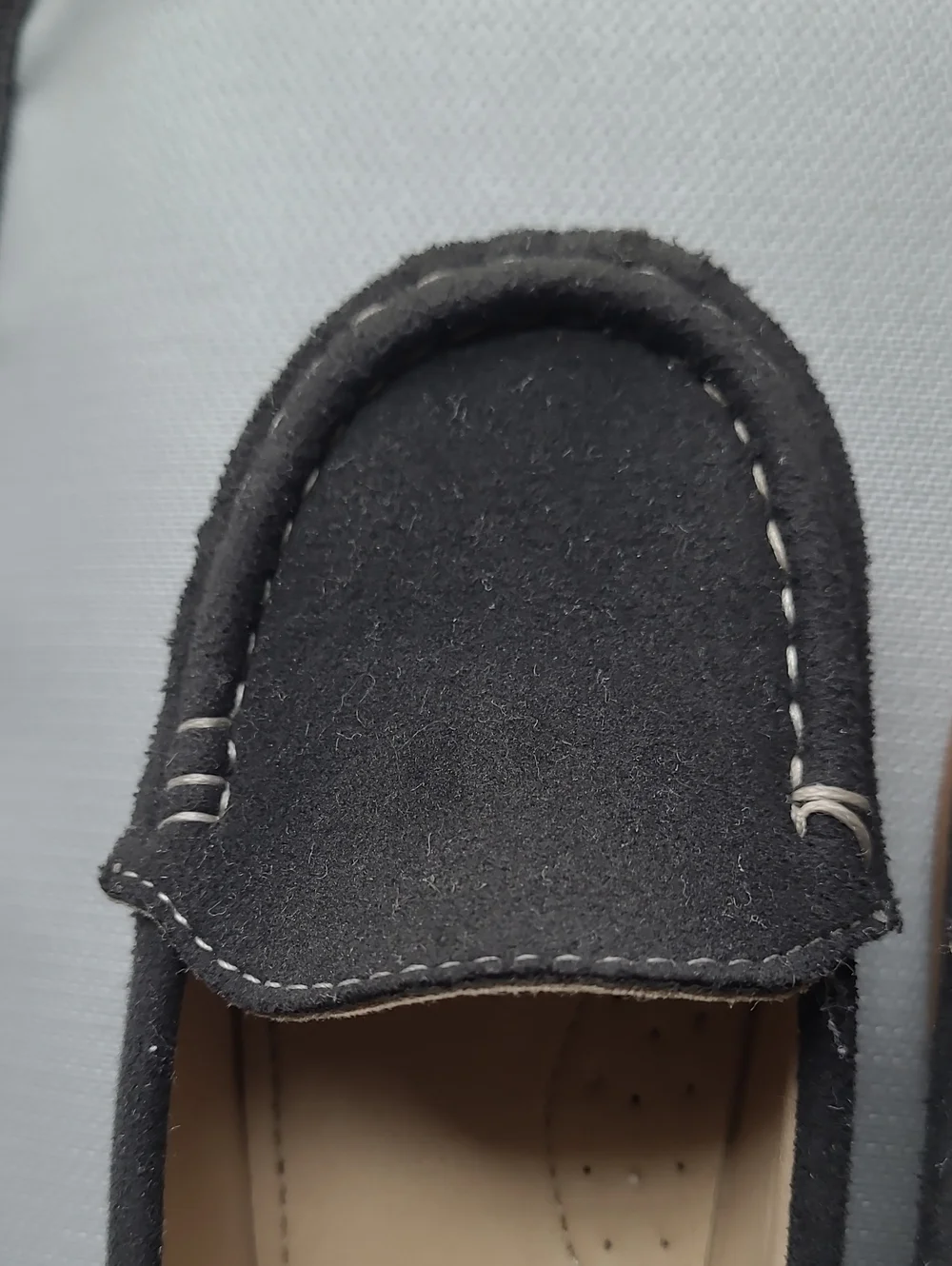 Toddler Boys Shoes Loafers Suede Black Slip On Moccasin Oxford 7